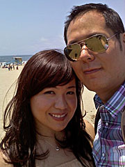Sheryl & Peter at the beach